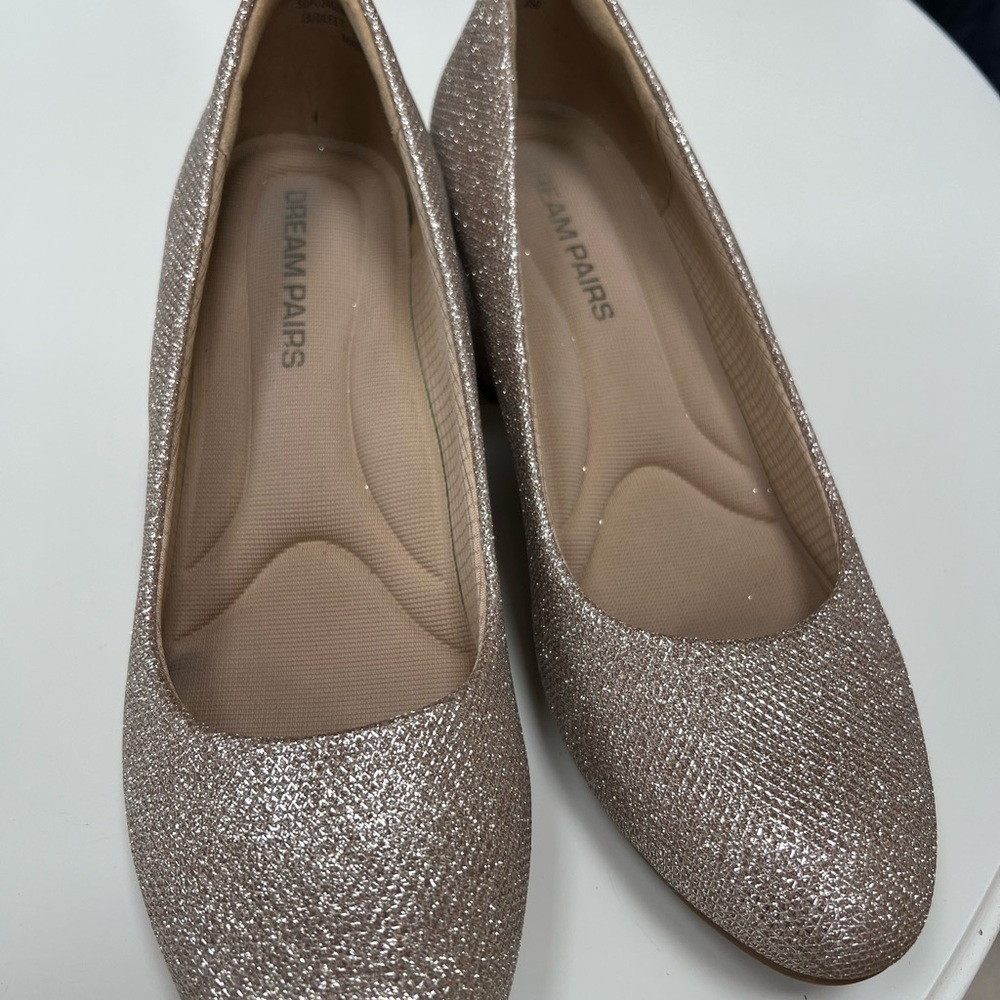 Dream Pairs Women's Glitter Heels - Gold